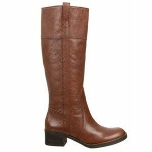 Lucky Brand brown leather pull on tall boot sz 7.5